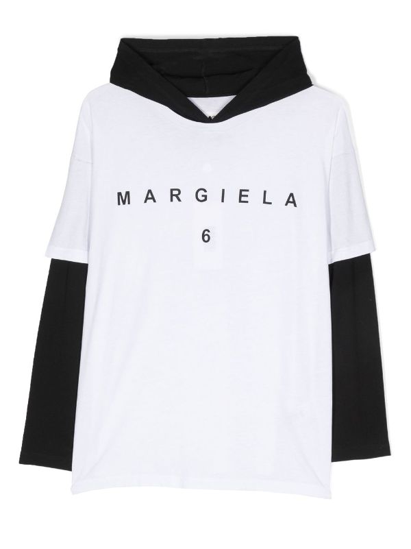 Maison Margiela logo-print Cotton T-Shirt - Farfetch