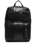 PIQUADRO Brief panelled backpack - Black