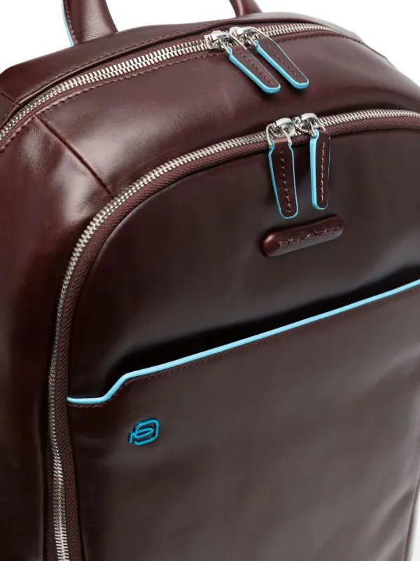 PIQUADRO レザー バックパック | ブラウン | FARFETCH JP