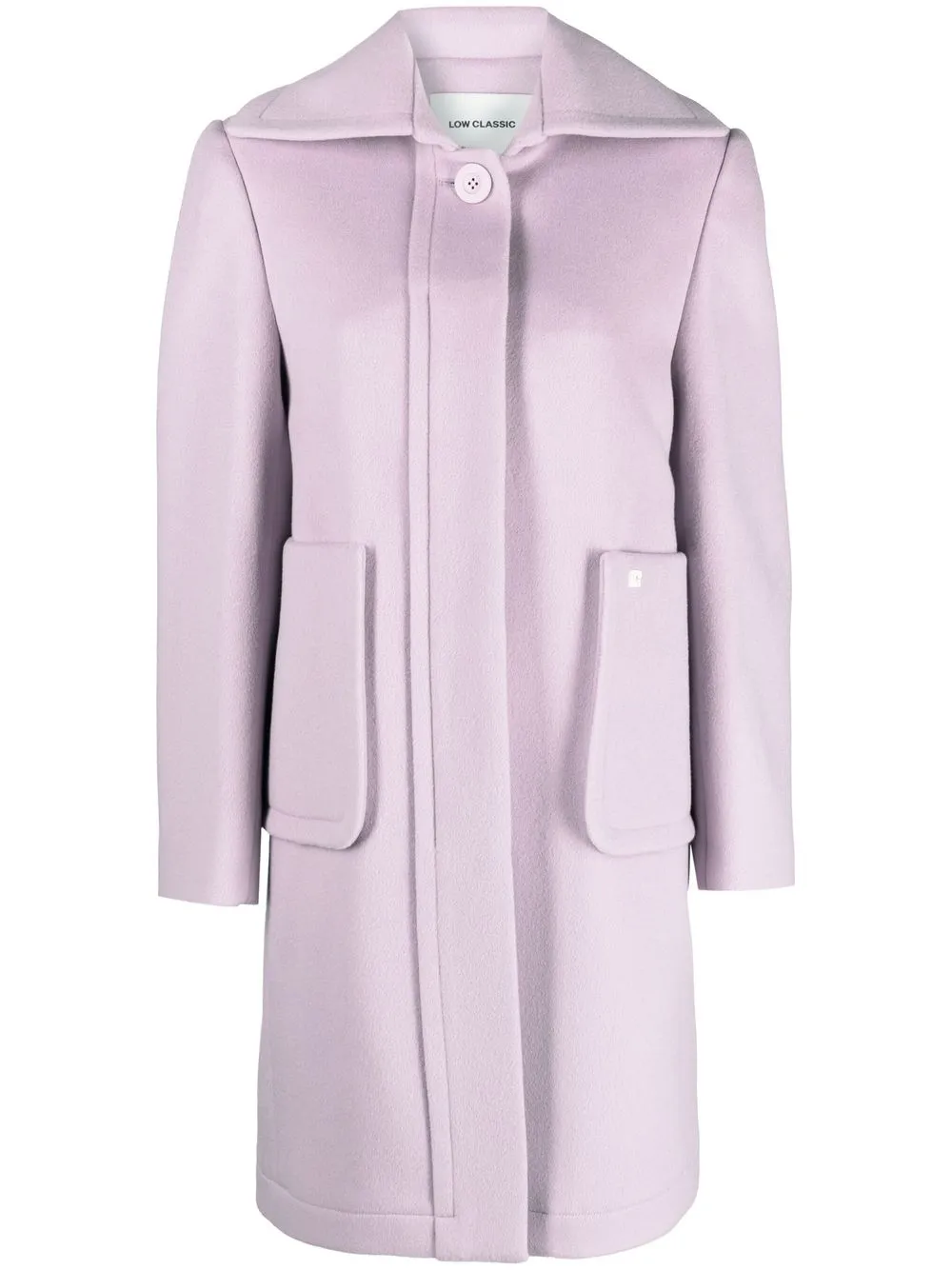 

Low Classic abrigo largo con bolsillos - Morado