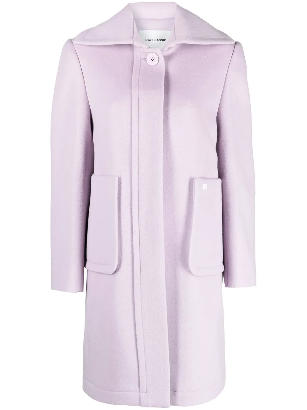 

Low Classic abrigo largo con bolsillos - Morado