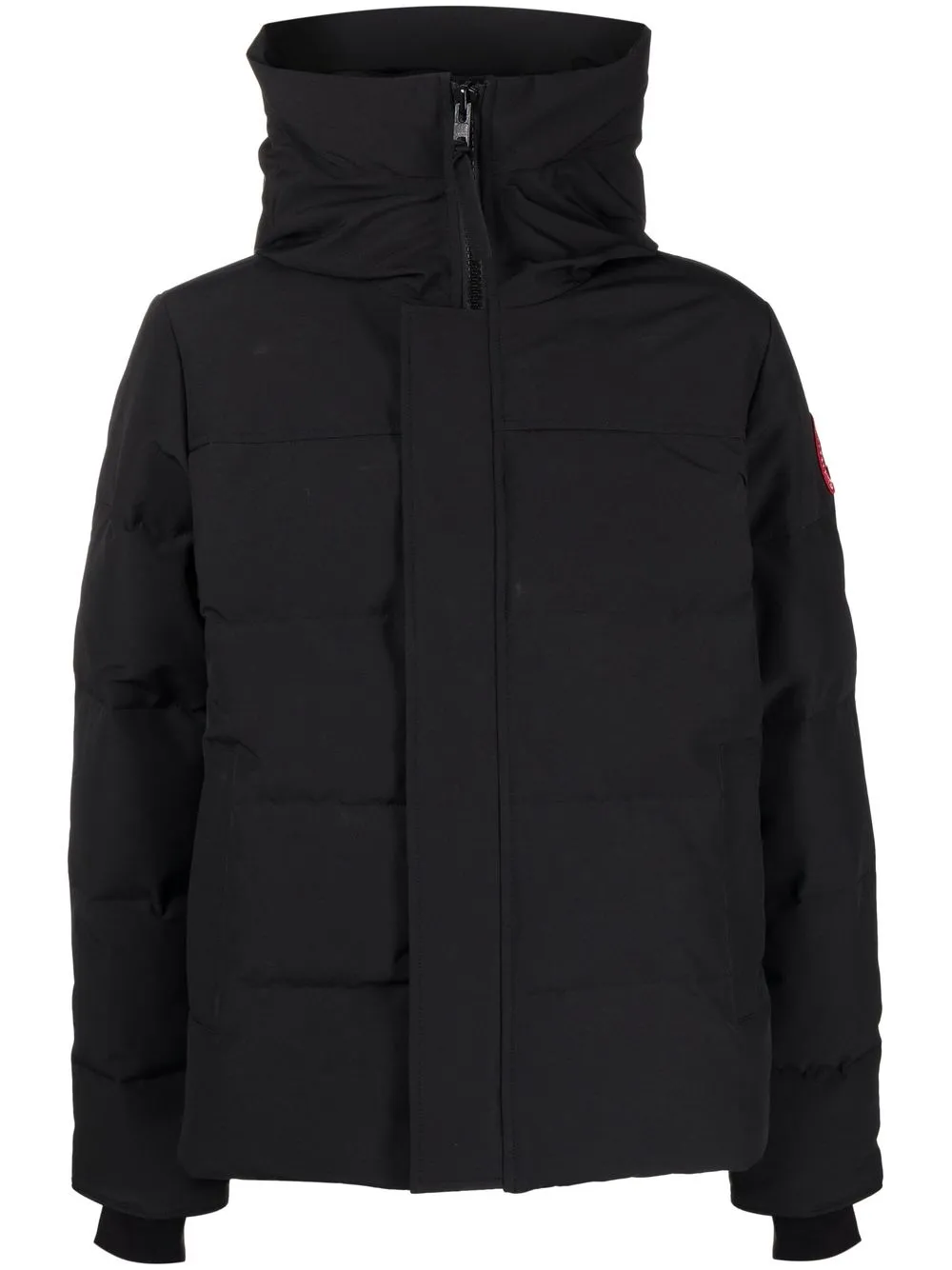 

Canada Goose logo-patch padded coat - Black