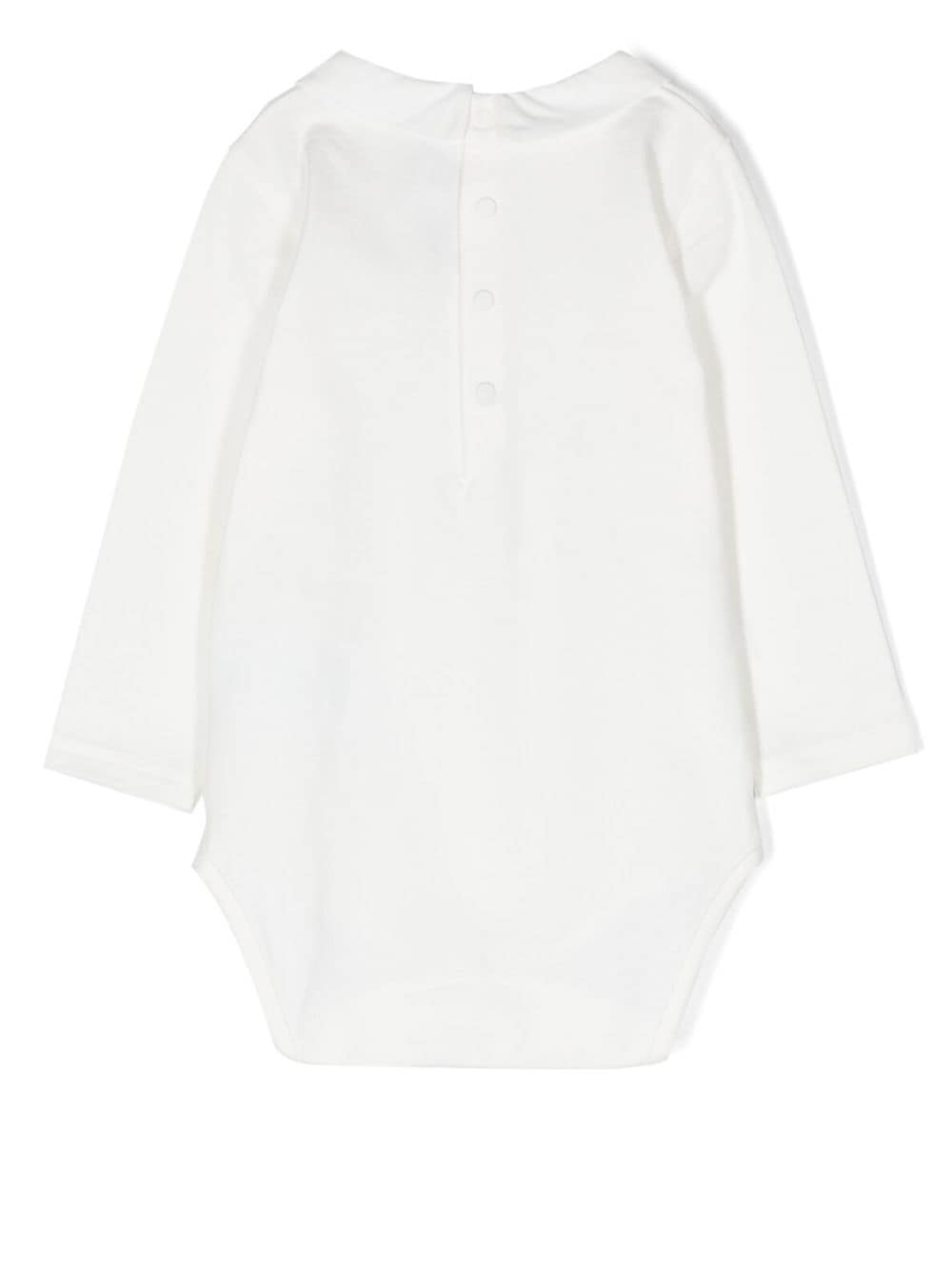 Shop Tartine Et Chocolat Tree-embroidered Bodysuit In White