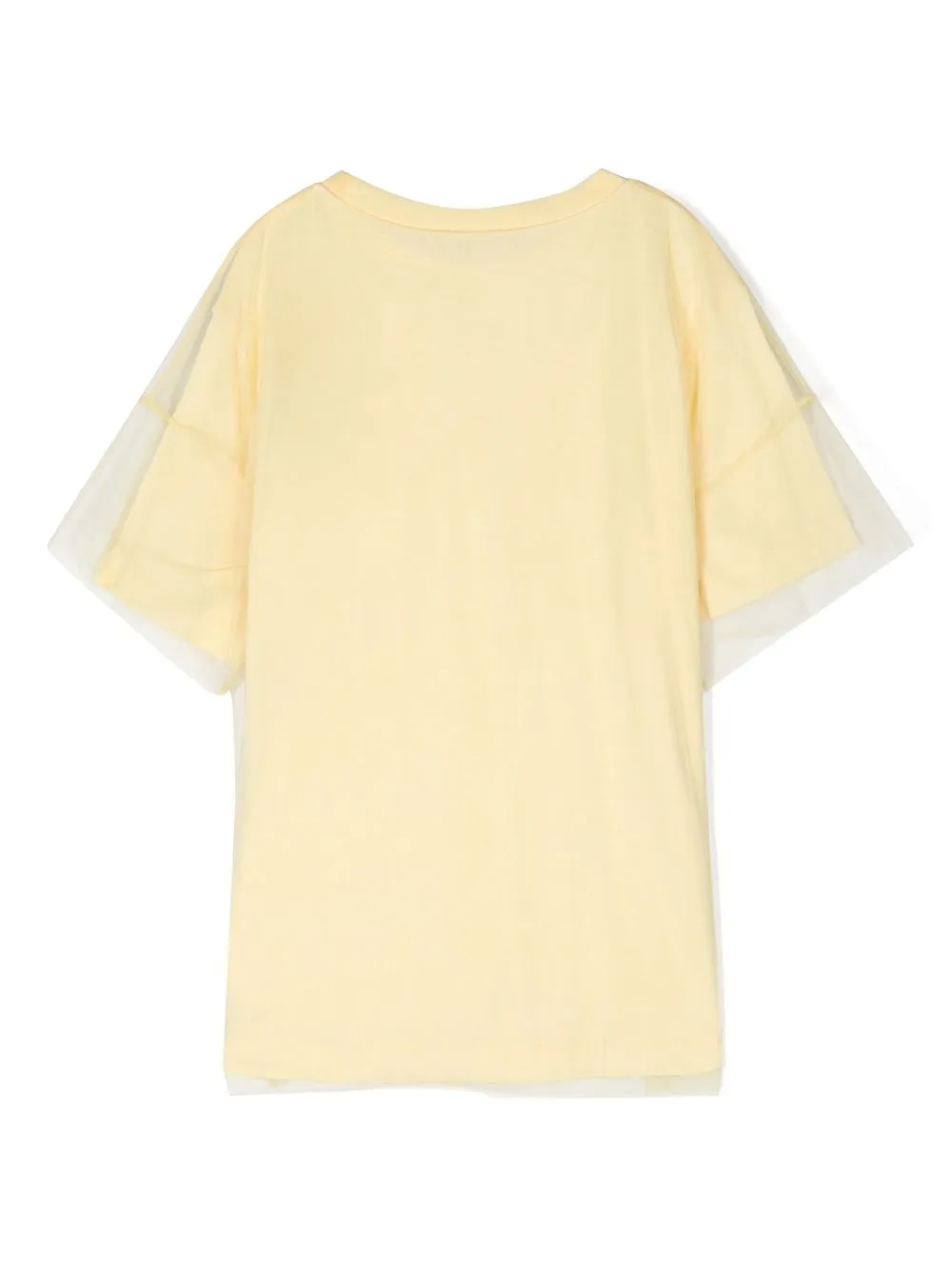 Nº21 Kids T-shirt met mesh - Geel