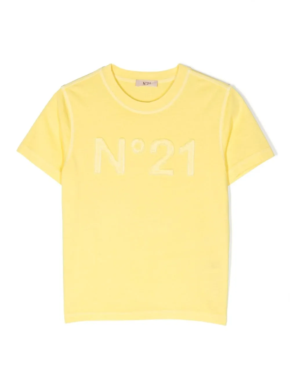 

Nº21 Kids playera con parche del logo - Amarillo