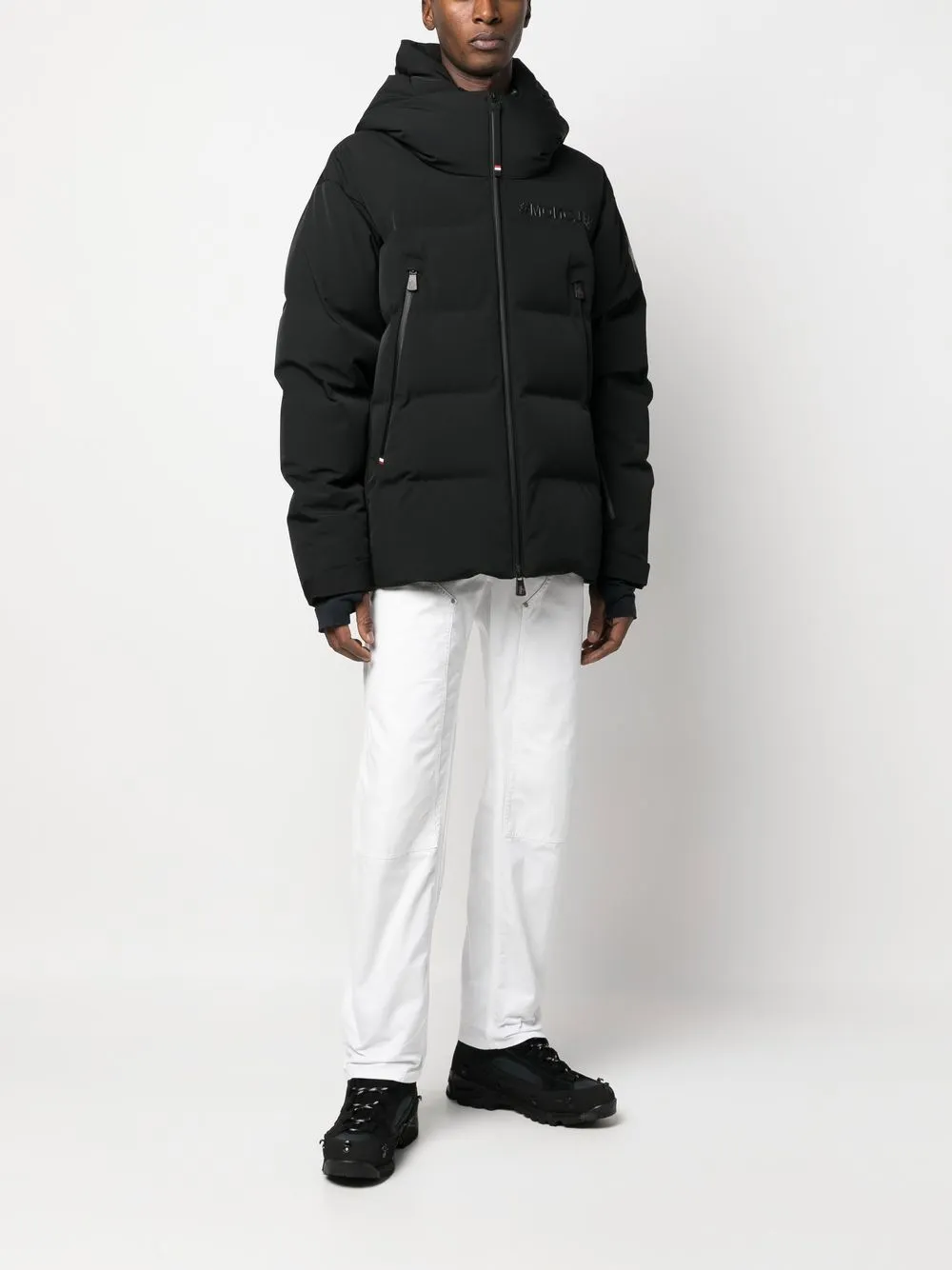 Moncler Grenoble Kort donsjack - Zwart