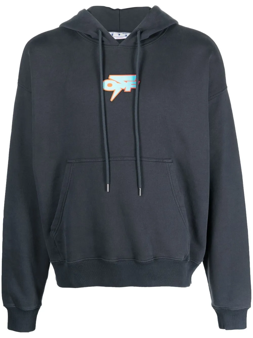 

Off-White Degradé Thund cotton hoodie - Blue