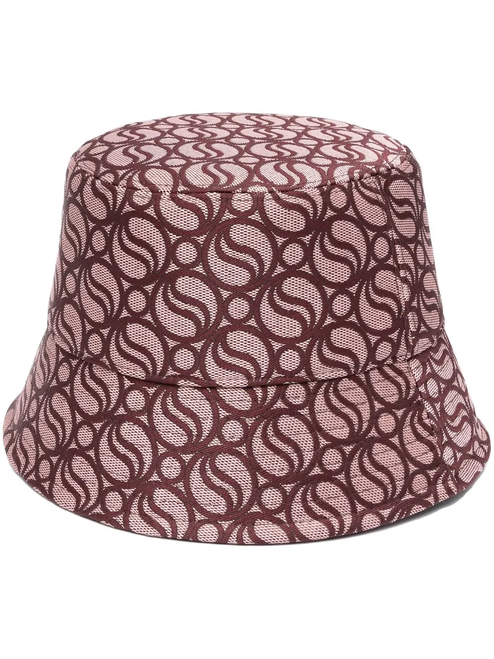 

Stella McCartney monogram-pattern bucket hat - Pink