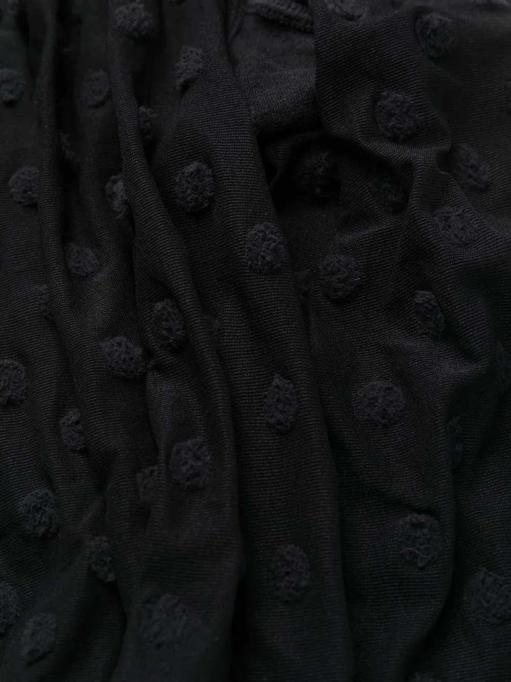 Lanvin Polka Dot-pattern Tights In Black
