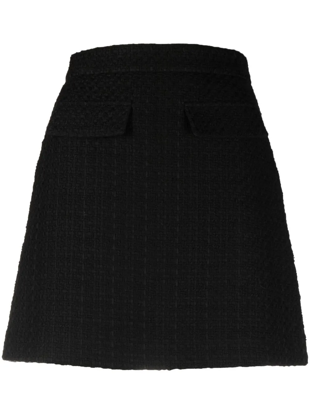 

MSGM tweed mini skirt - Black