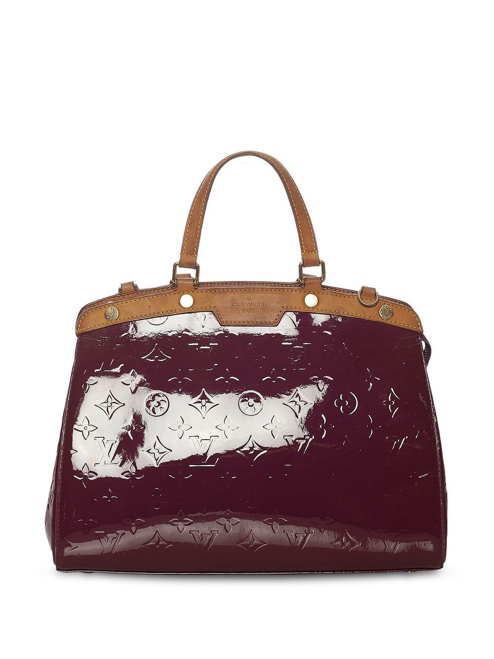 Pre-owned Louis Vuitton 2014  Brea Mm 2way Bag In Purple