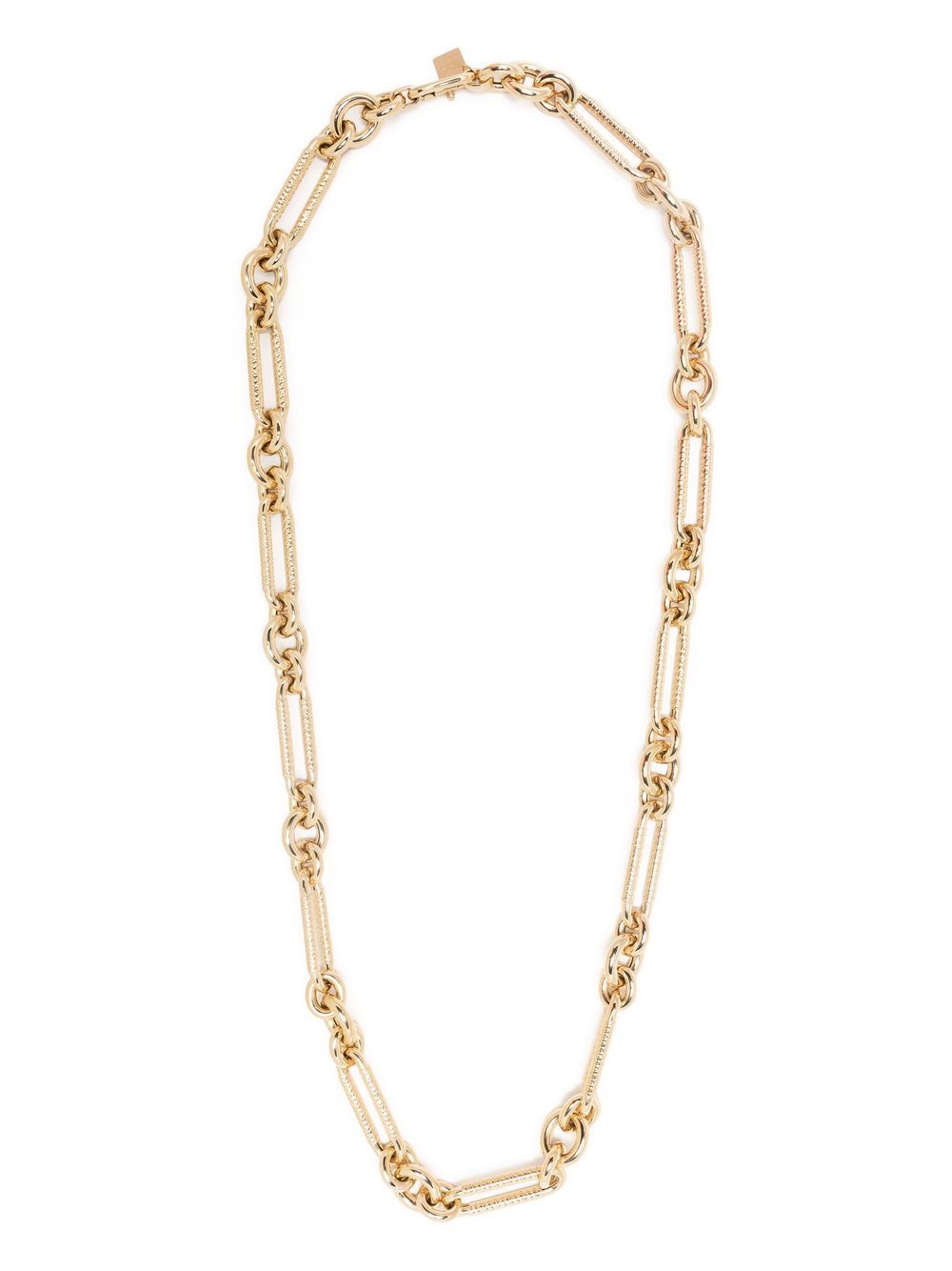 lauren rubinski 14kt yellow gold chain-link necklace