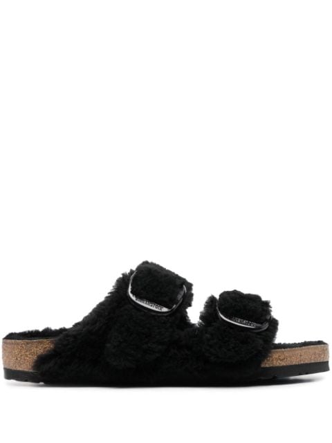 Birkenstock - Arizona Shearling slip-on sandals