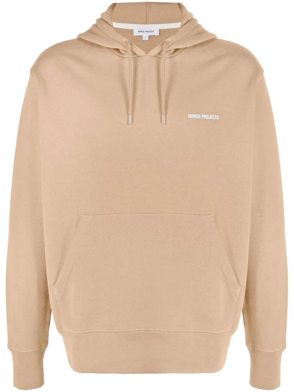 

Norse Projects logo-print pullover hoodie - Neutrals