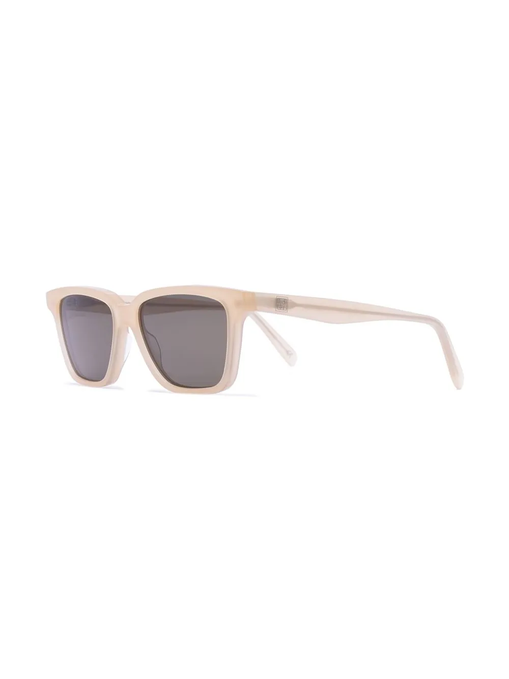 TOTEME Zonnebril met vierkant montuur - Beige