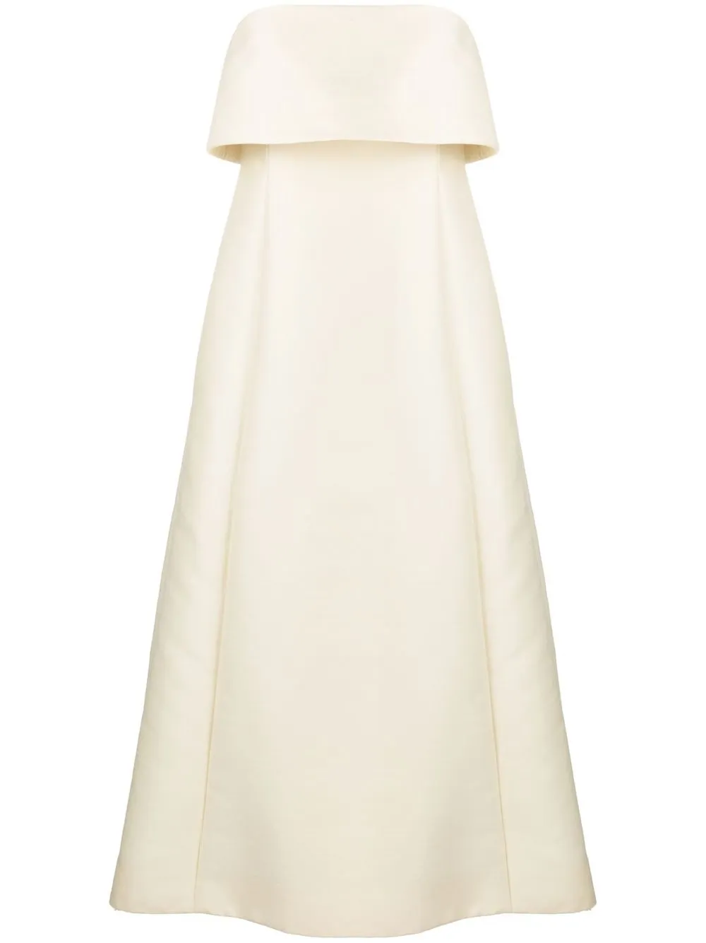 

TOTEME strapless fold-over gown - Neutrals