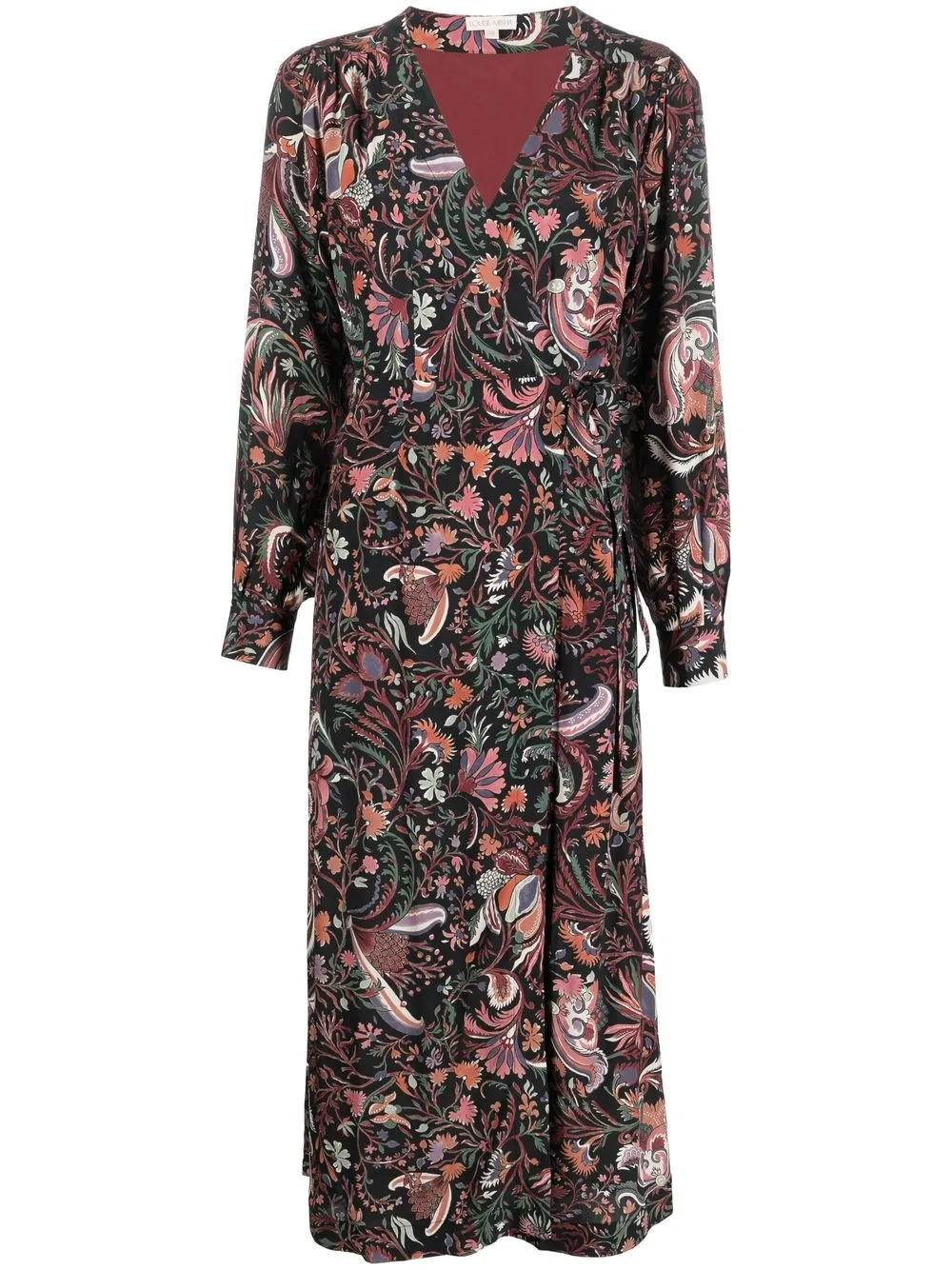 

Louise Misha paisley-print dress - Black