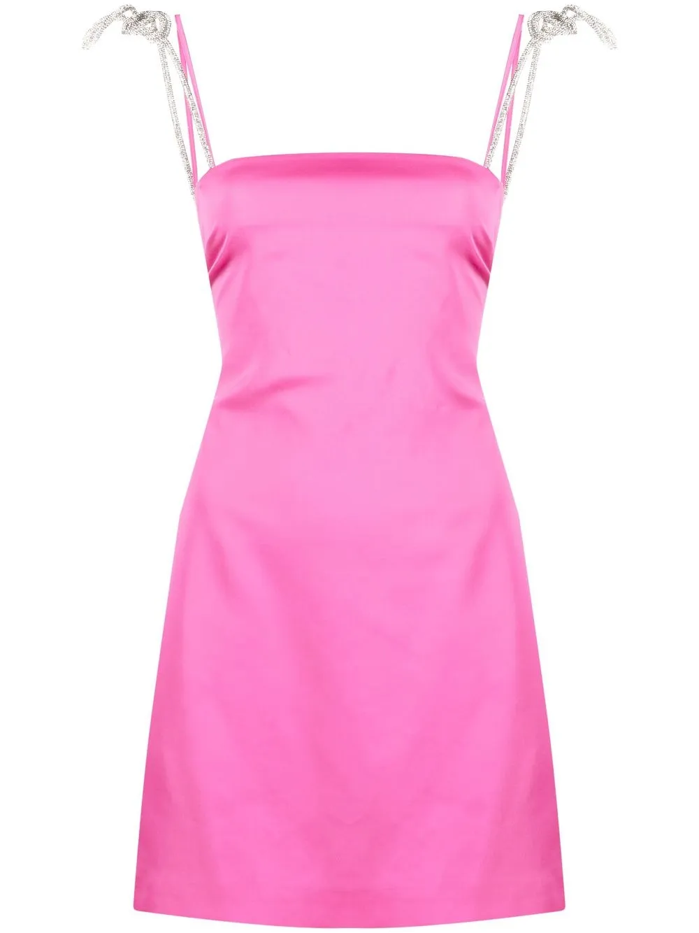 

Giuseppe Di Morabito crystal strap-detail mini dress - Pink