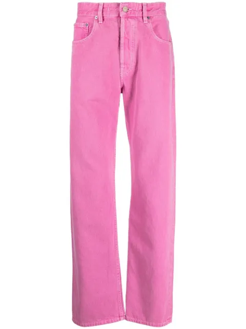 Jacquemus logo-patch straight-leg jeans
