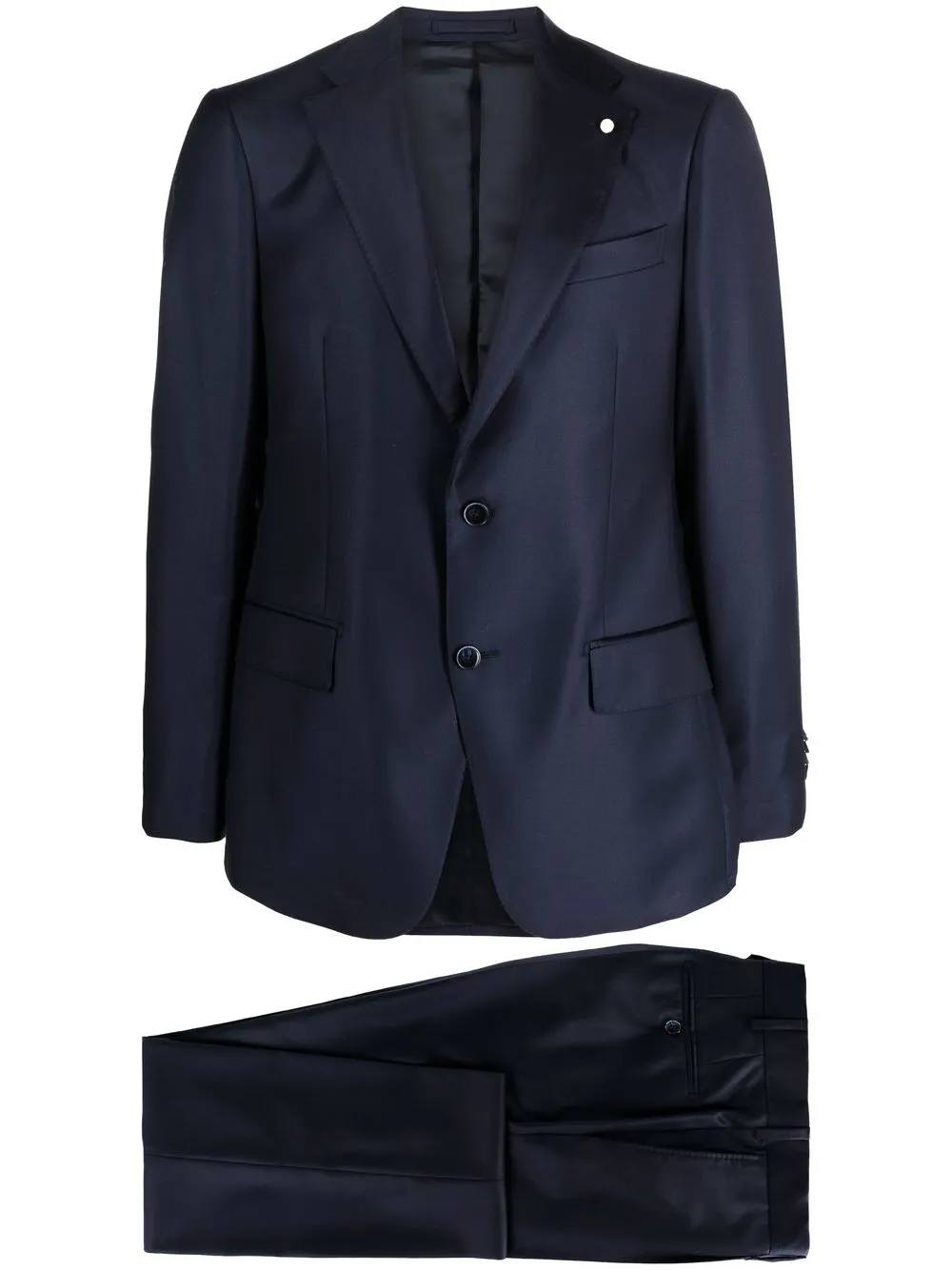 

LUIGI BIANCHI MANTOVA single-breasted tailored suit - Blue