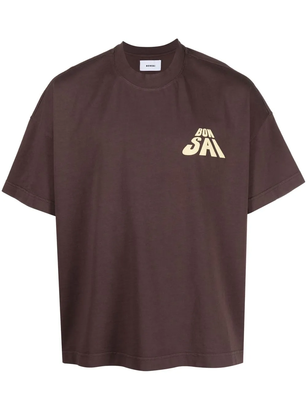 

Bonsai logo-print short-sleeved T-shirt - Brown