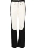 Low Classic colour-block trousers - White