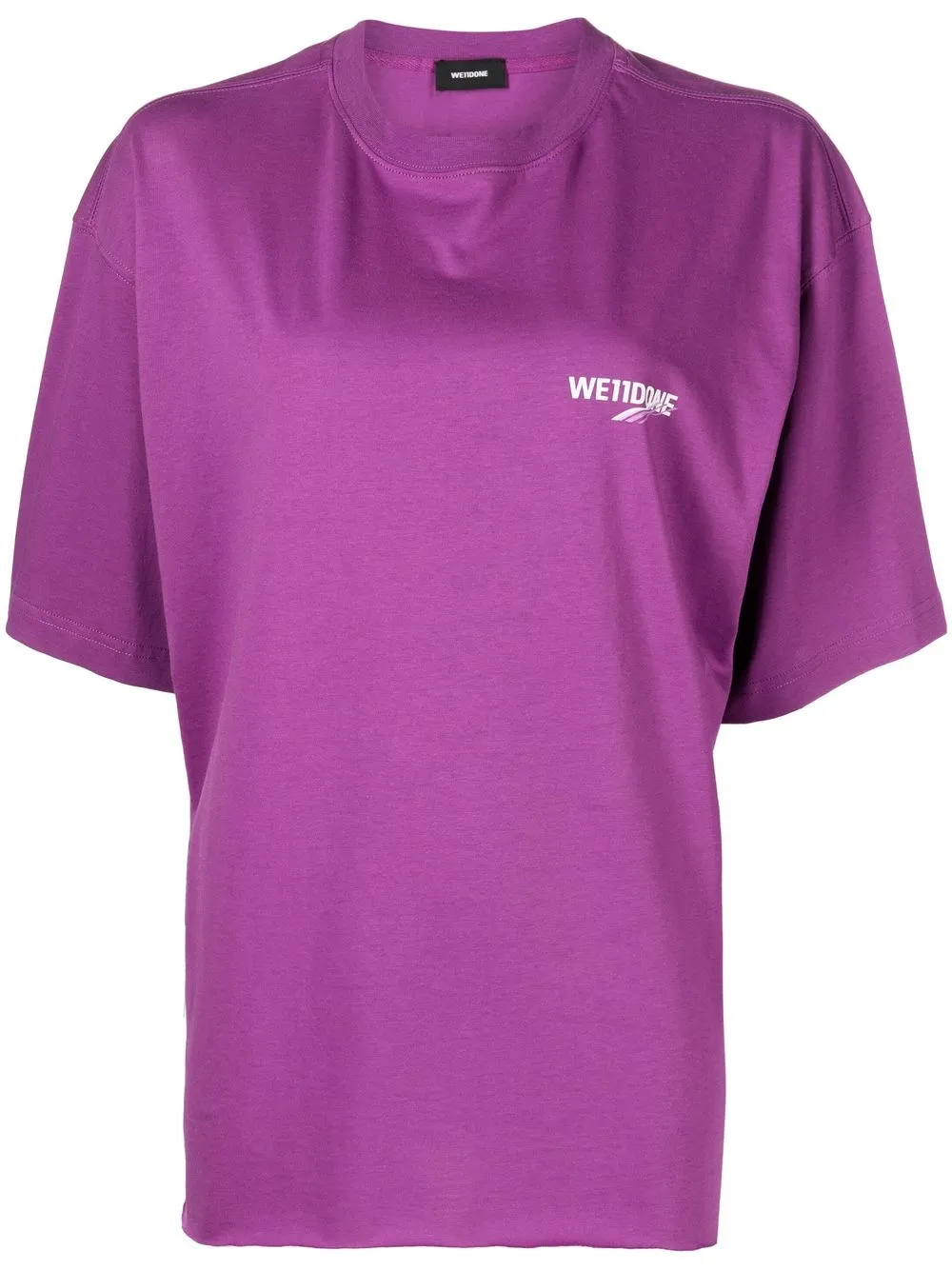 

We11done playera con logo estampado - Morado