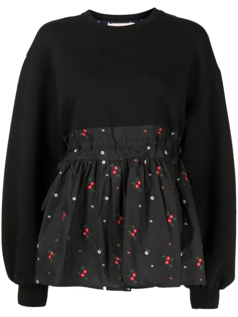 ditsy-floral sweatshirt