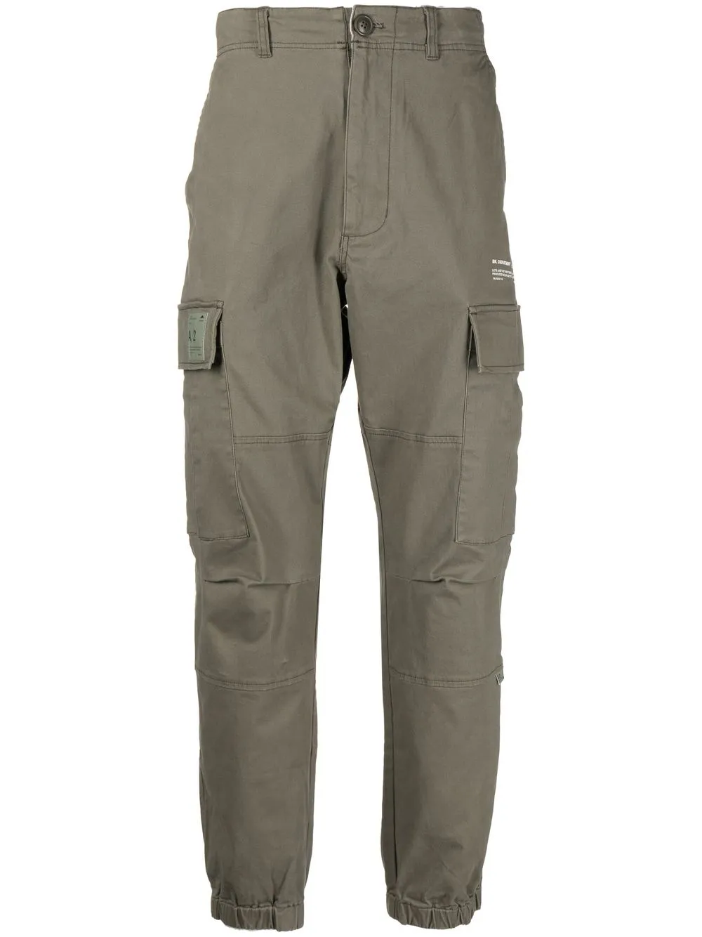 

CHOCOOLATE pantalones cargo con logo estampado - Verde