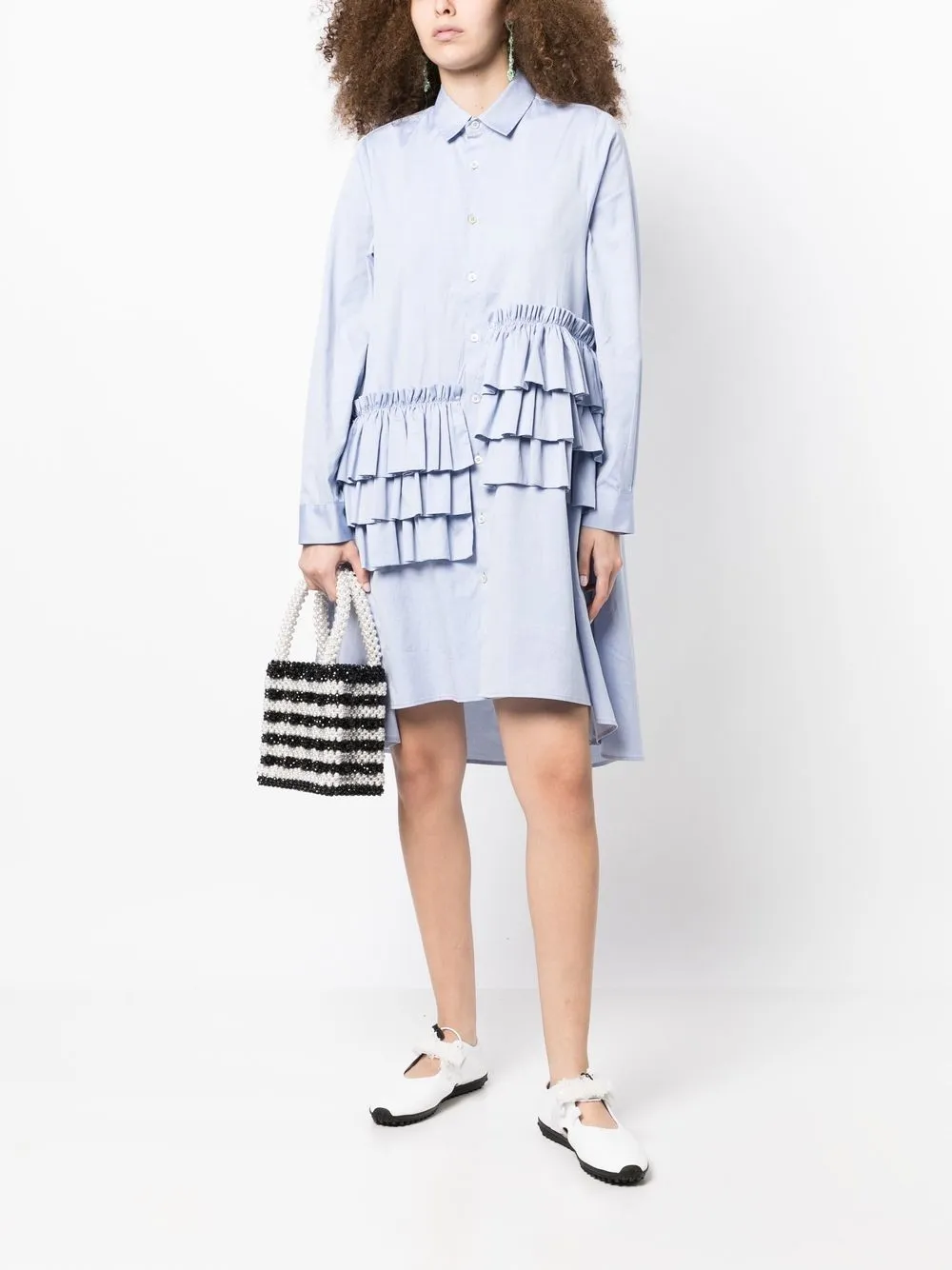 BAPY BY *A BATHING APE® Gelaagde blousejurk - Blauw