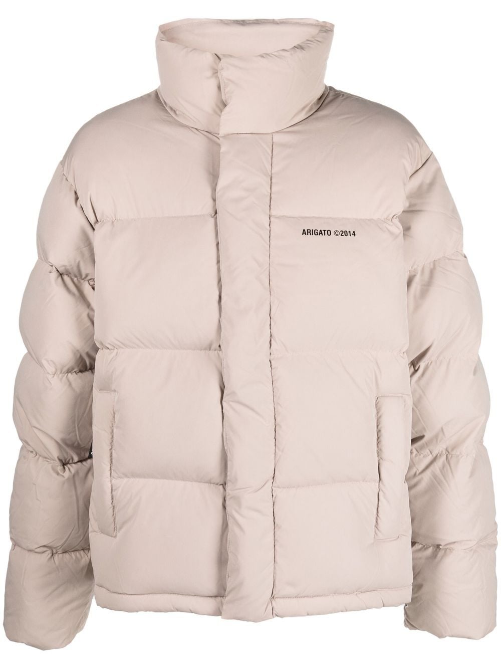 recycled polyester puffer jacket