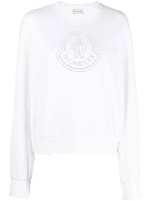 Moncler sudadera con logo estampado