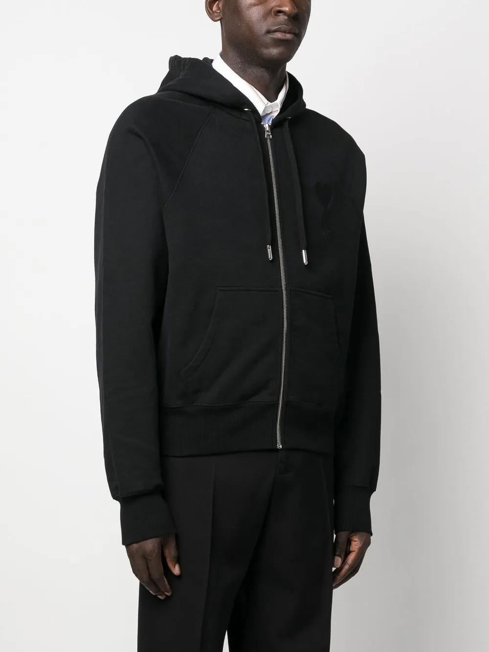 AMI ALEXANDRE MATTIUSSI TONAL BIG ADC HOODIE