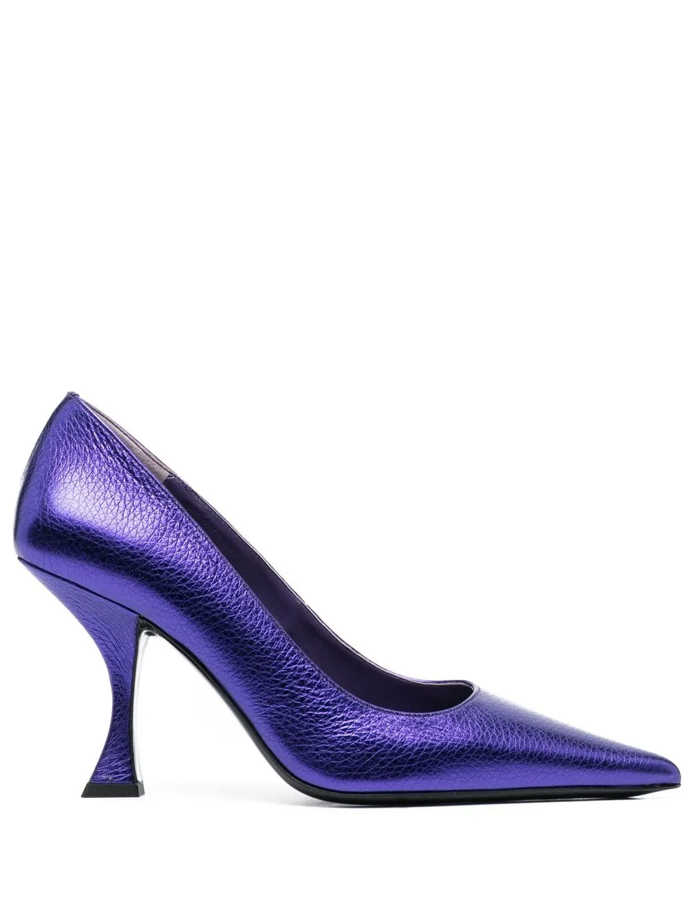 

BY FAR Viva sculpted-heel pumps - Purple