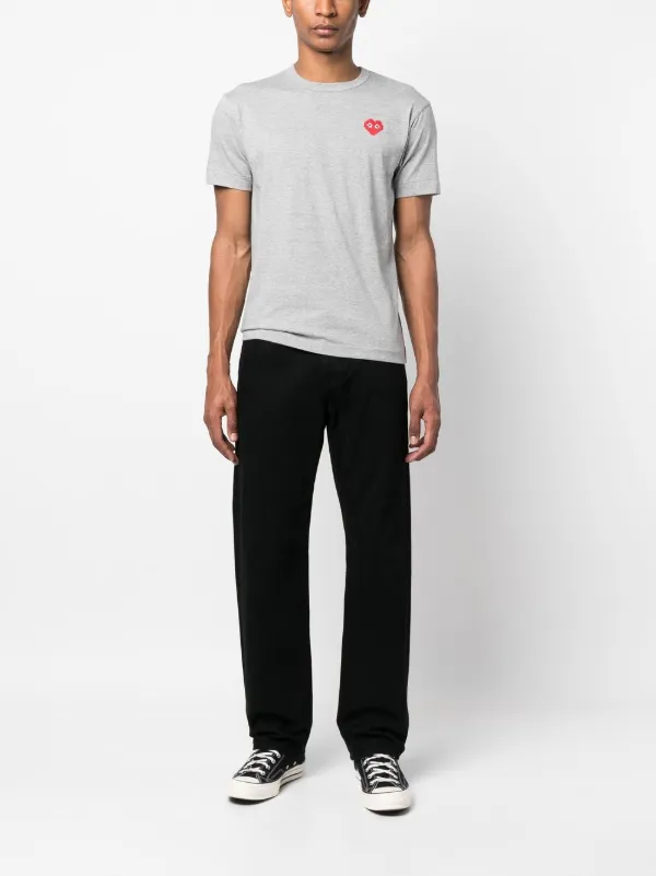 Comme Des Garçons Play ショートスリーブ Tシャツ | グレー