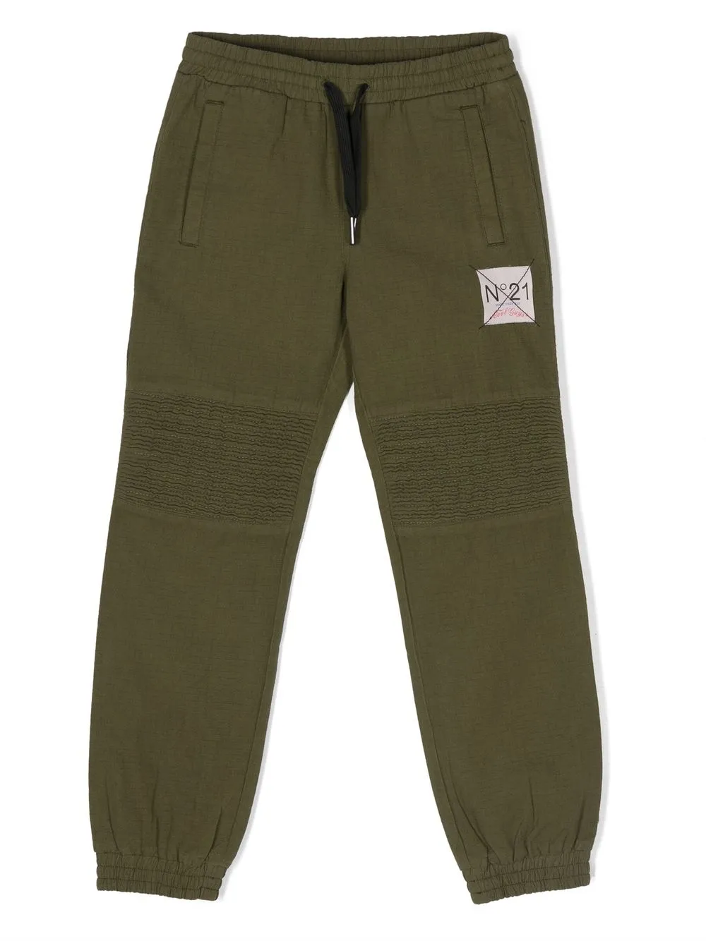 

Nº21 Kids pantalones con logo estampado - Verde