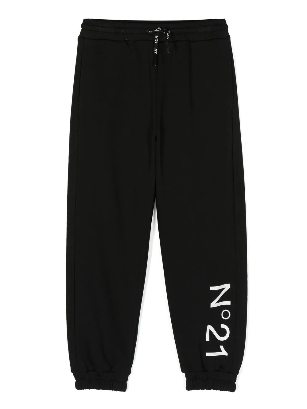 

Nº21 Kids logo-print track pants - Black