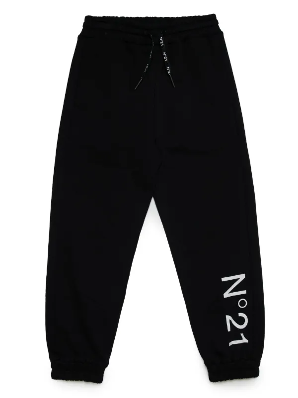 Black track pants for kids sales