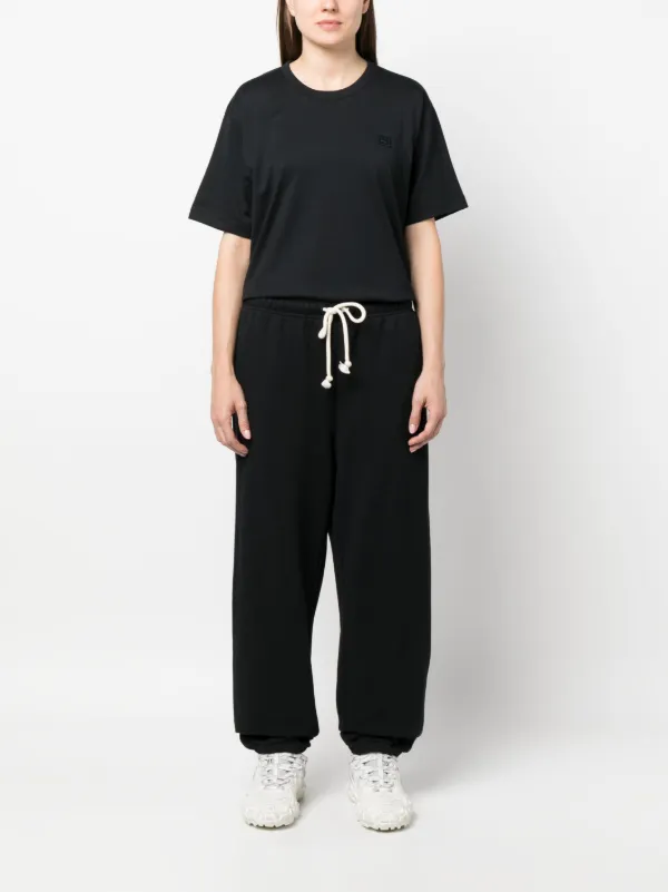Acne Studios Cotton Regular Fit Pants with Elastic Waistband
