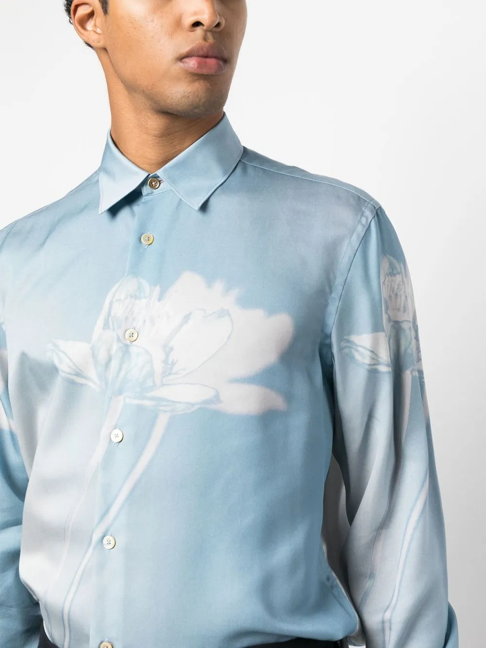 image 5 of paul smith 花卉印花长袖衬衫