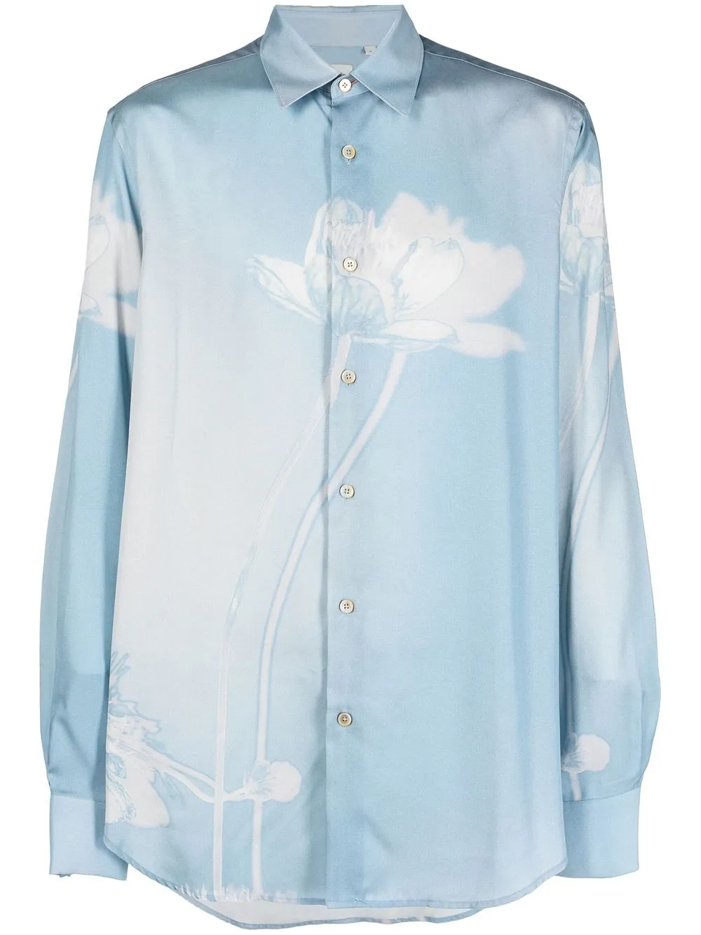 

Paul Smith floral-print long-sleeved shirt - Blue