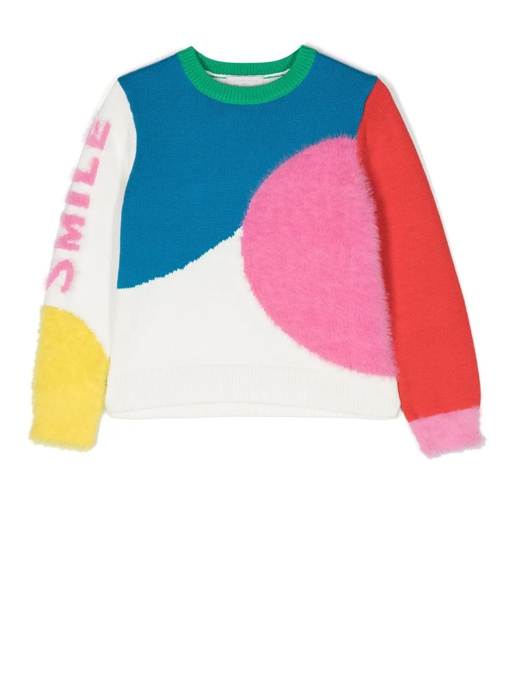 

Stella McCartney Kids suéter con estampado gráfico - Azul