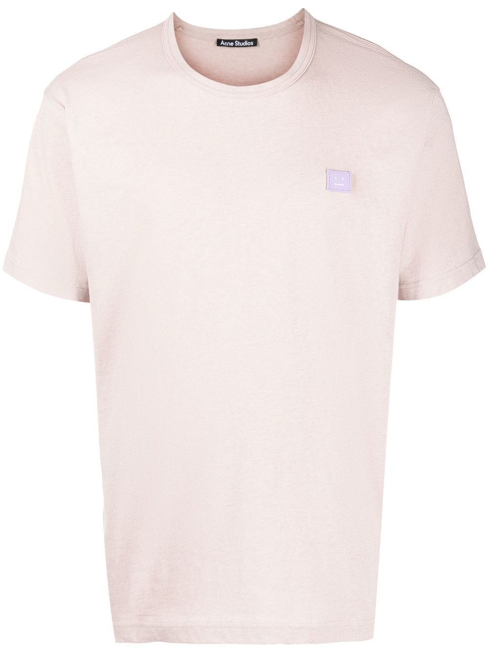 

Acne Studios logo-patch short-sleeved T-shirt - Pink