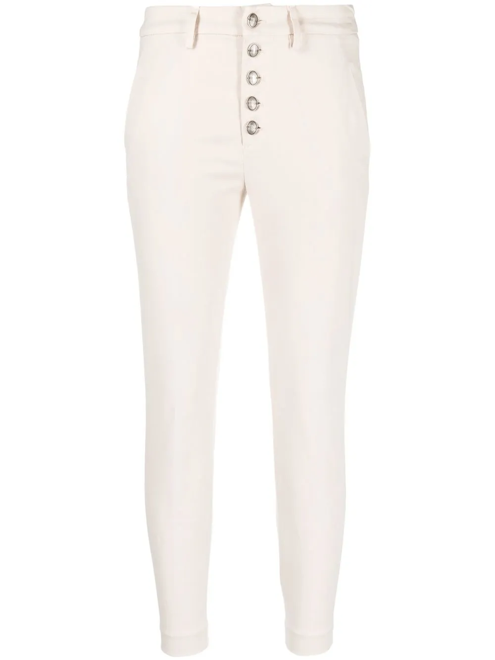 

DONDUP high-waisted cropped trousers - Neutrals