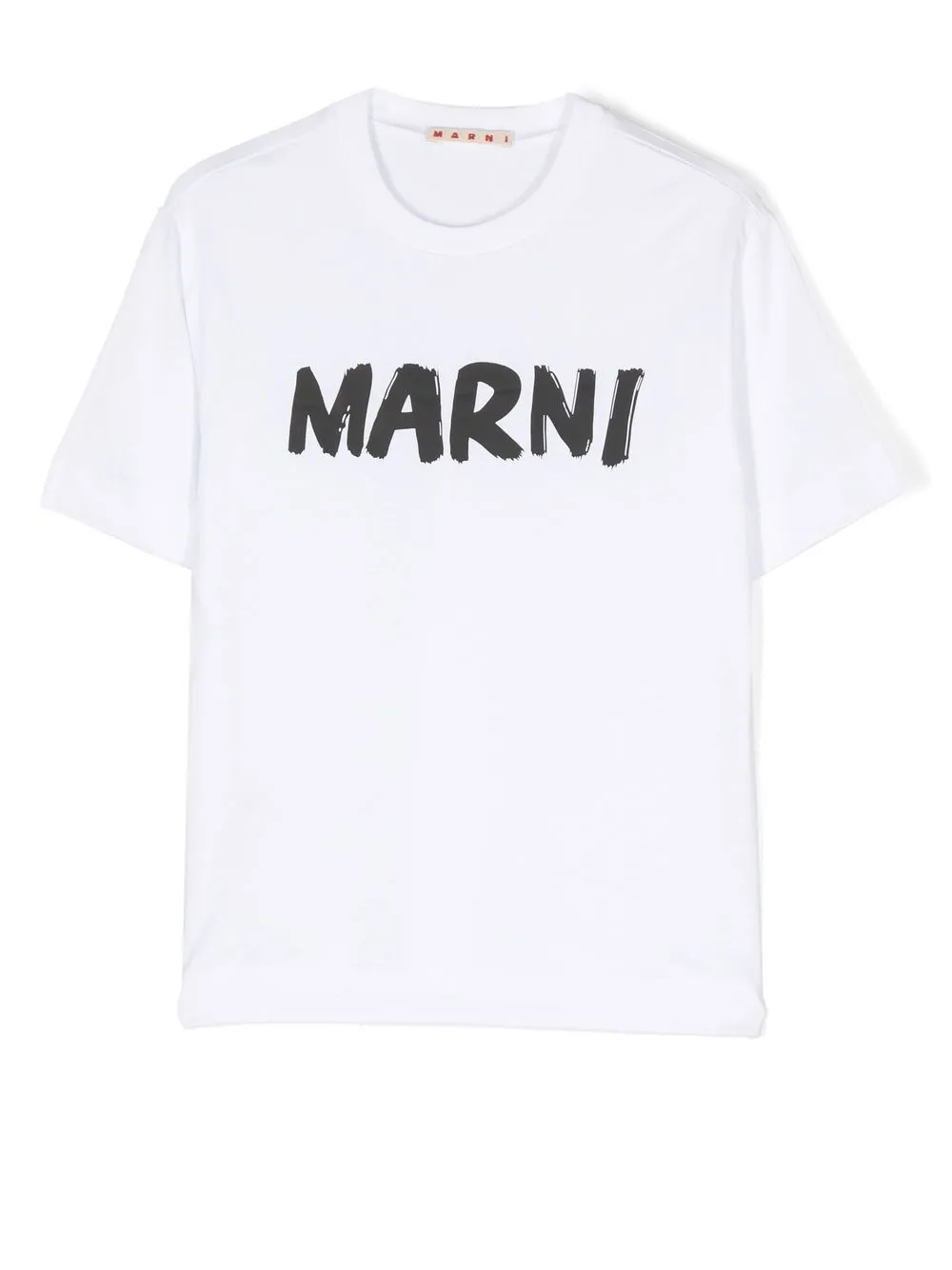 

Marni Kids logo-print crew neck T-shirt - White