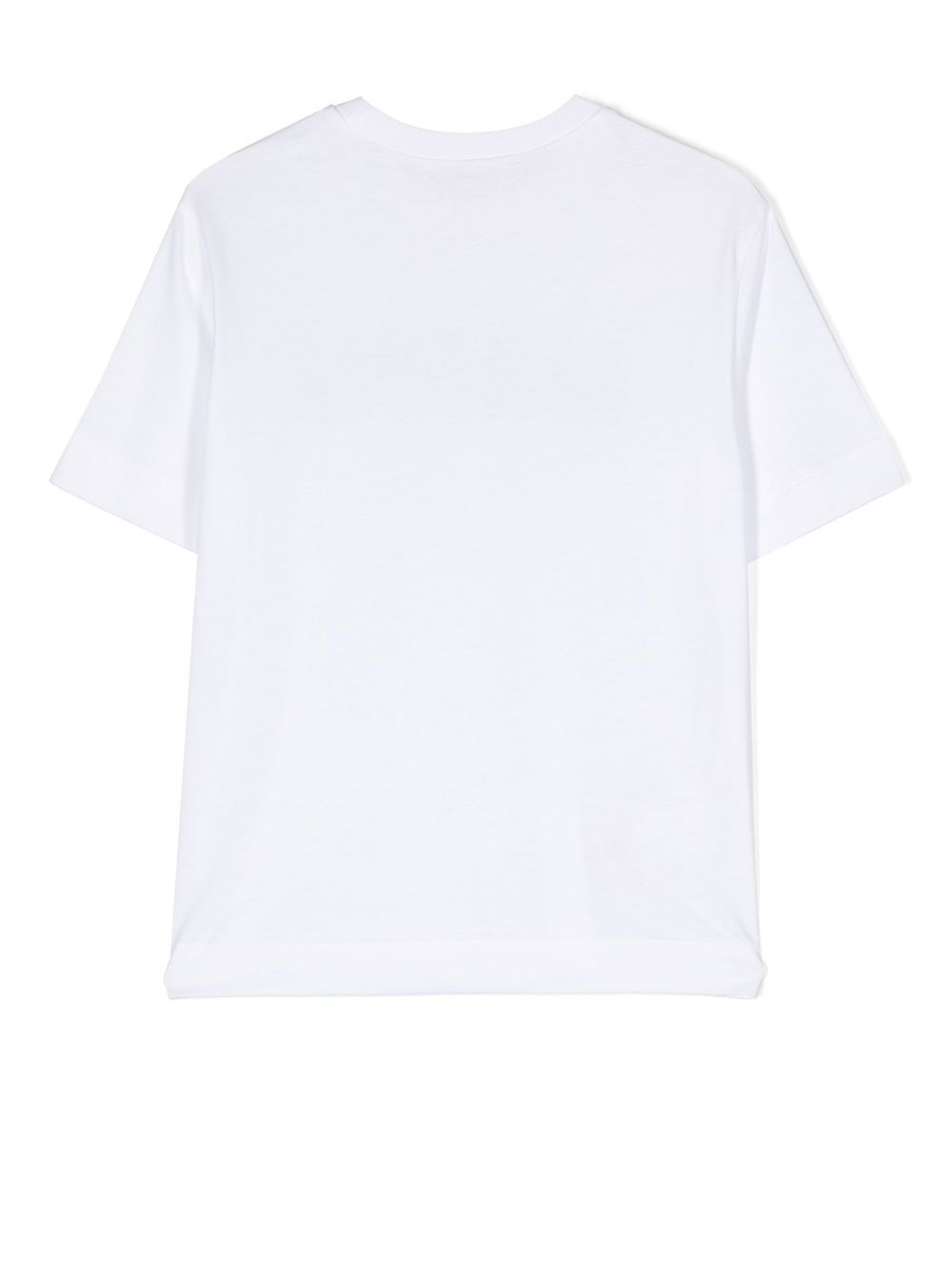 Marni Kids T-shirt met logoprint - Wit