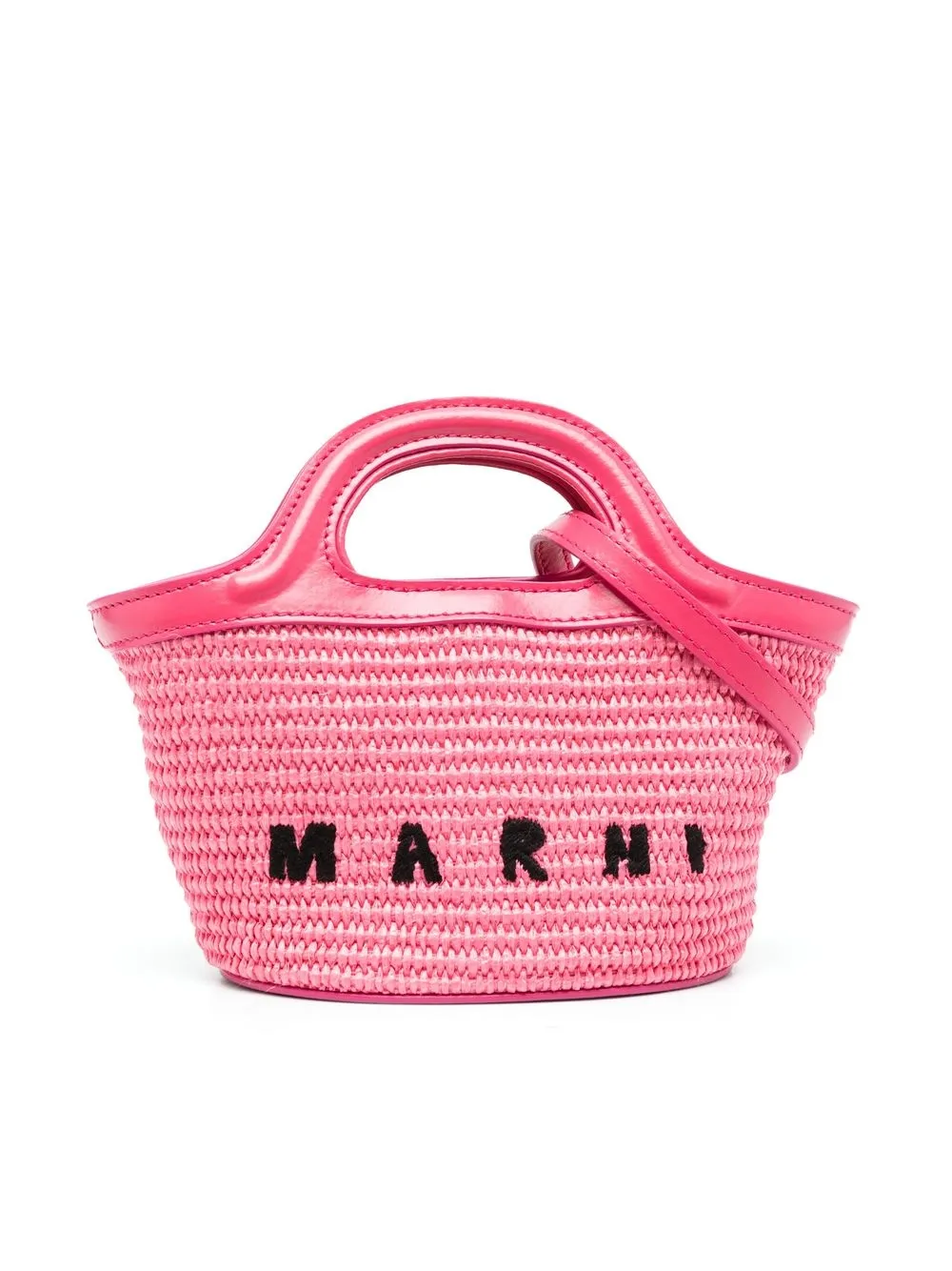 

Marni Kids tote con logo bordado - Rosado