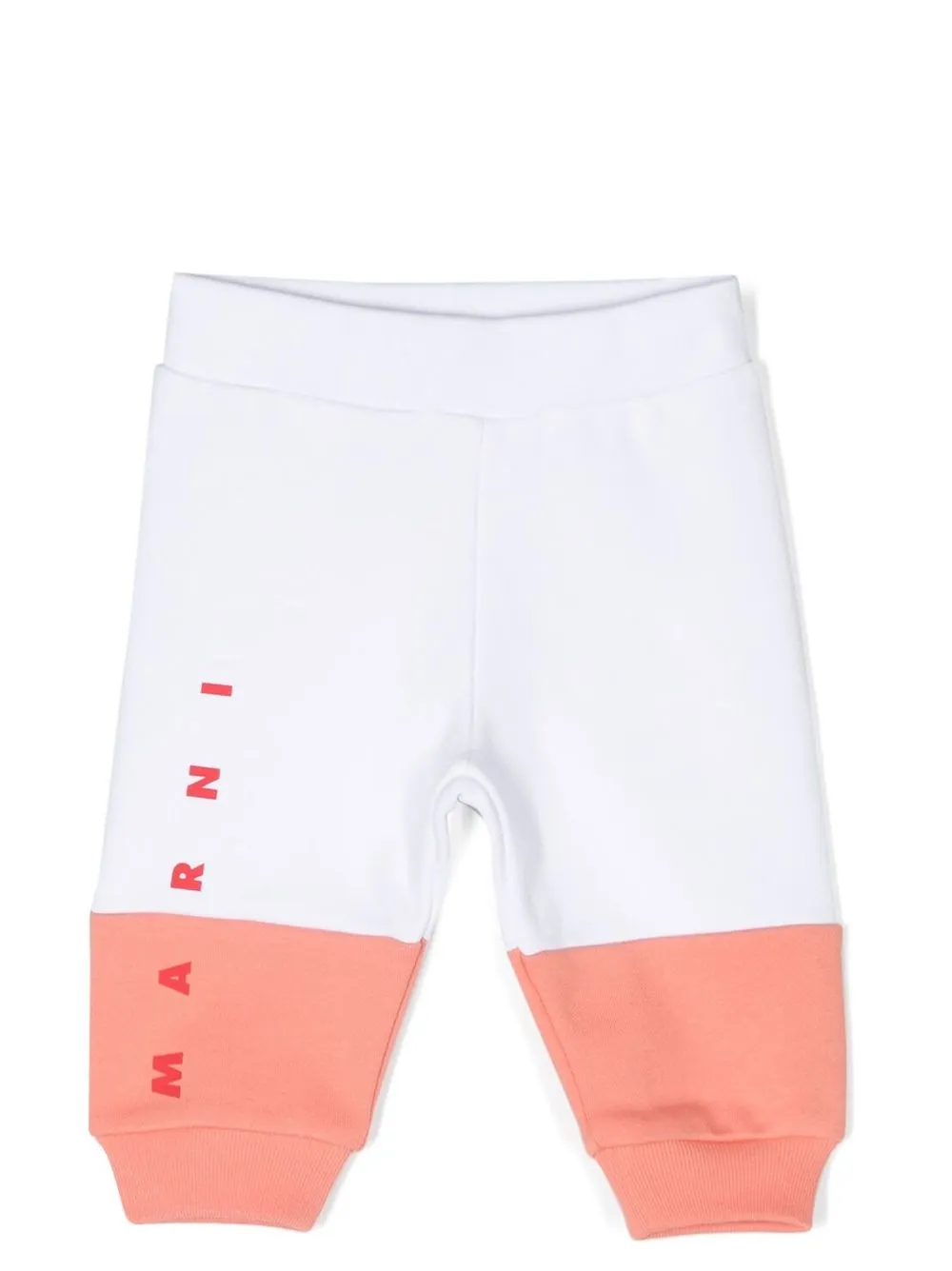 

Marni Kids pants con logo estampado - Blanco