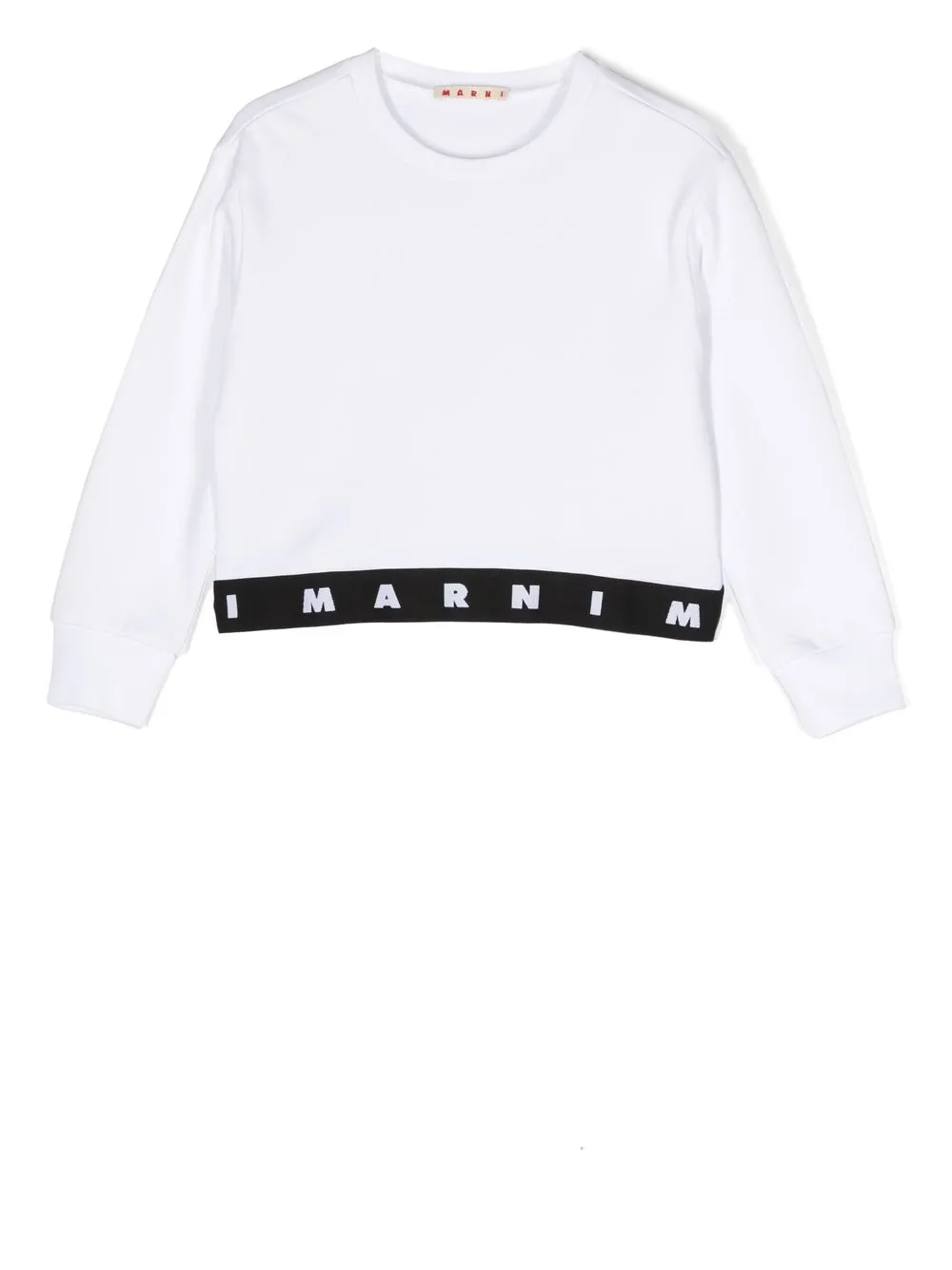 

Marni Kids logo-print sweatshirt - White