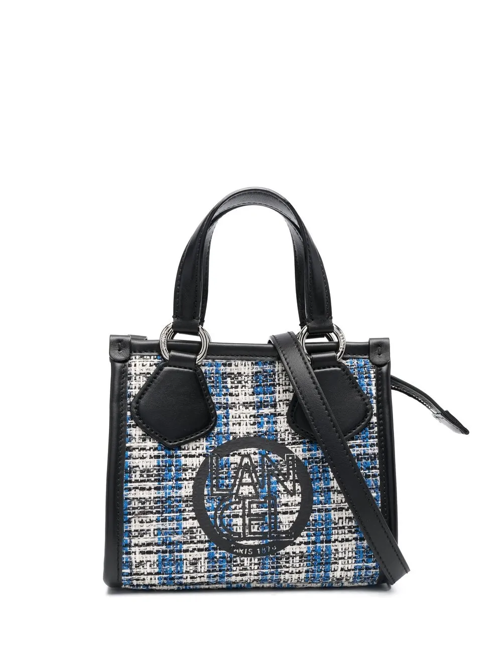 

Lancel bolsa con logo estampado mini - Negro